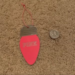 PINK gift card ornament